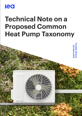 Release of IEA’s Proposed Common Heat Pump Taxonomy