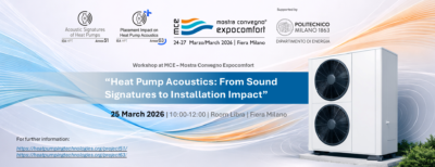 Workshop "Heat Pump Acoustics: From Sound Signatures to Installation Impact"